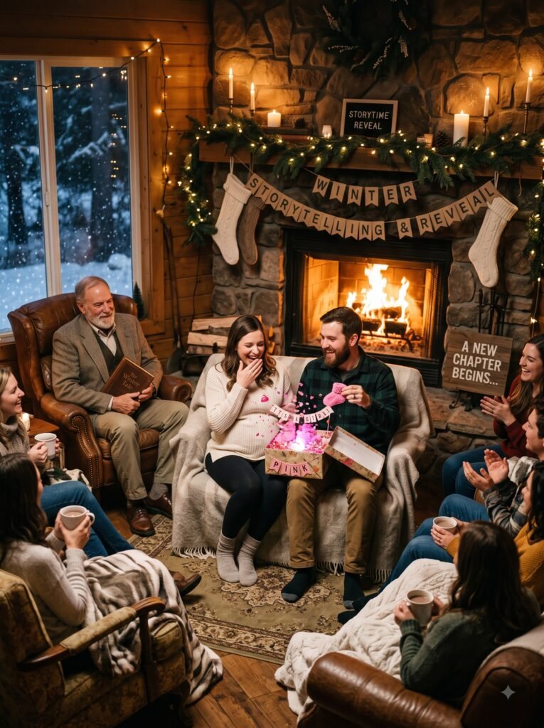 Cozy Fireside Storytelling Reveal