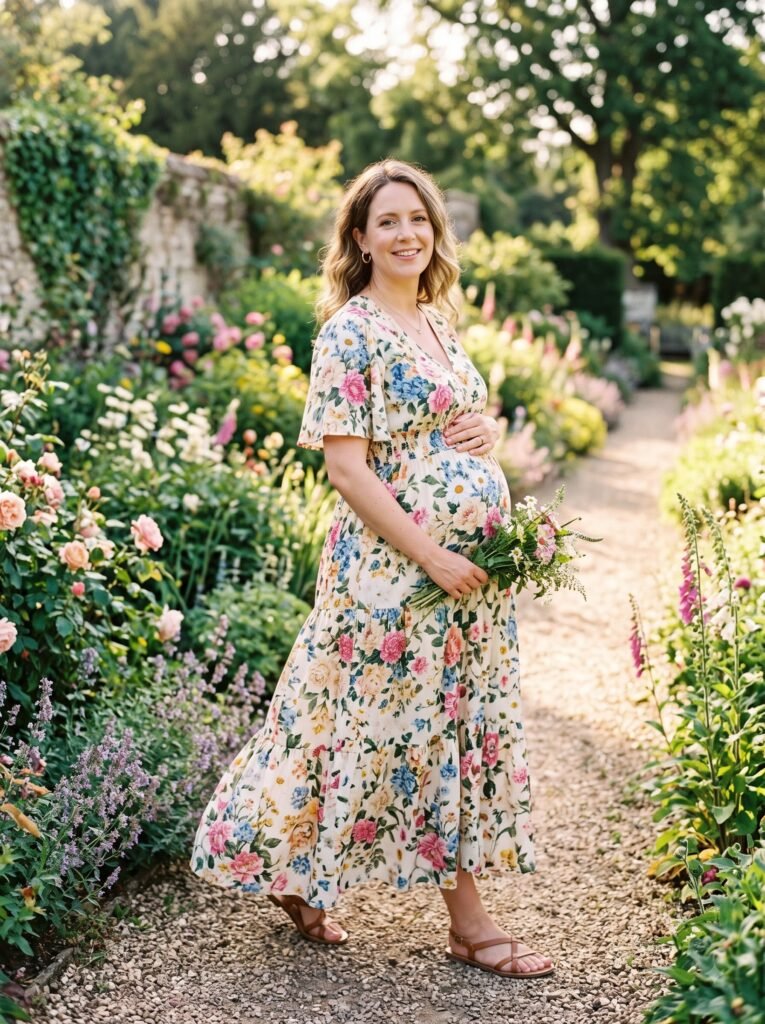 Floral Print Maxi Dress