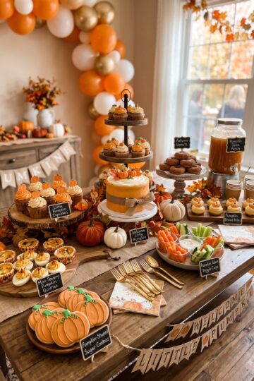 Little Pumpkin Baby Shower Food ideas