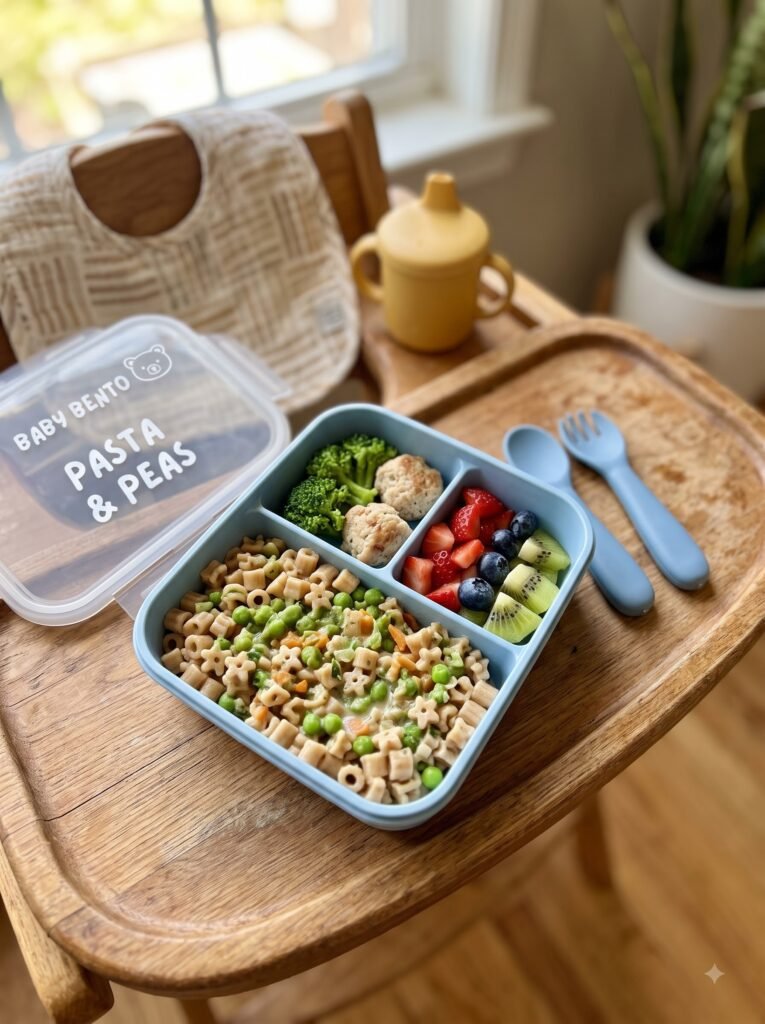 Mini Pasta and Peas Box