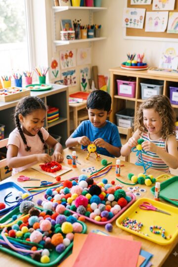 Pom Pom Crafts for Kids