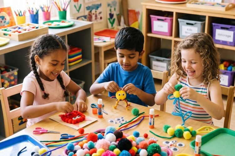 Pom Pom Crafts for Kids