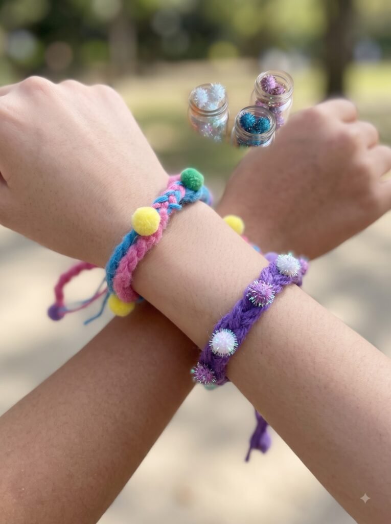 Pom Pom Friendship Bracelet
