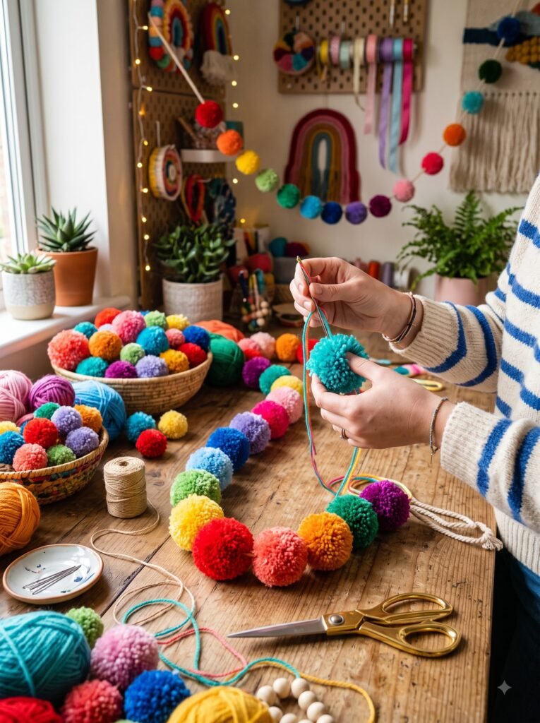 Pom Pom Party Garland