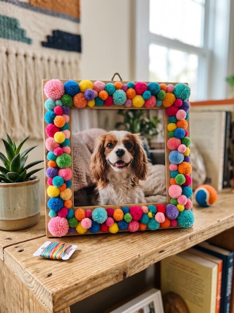 Pom Pom Pet Portrait Frame