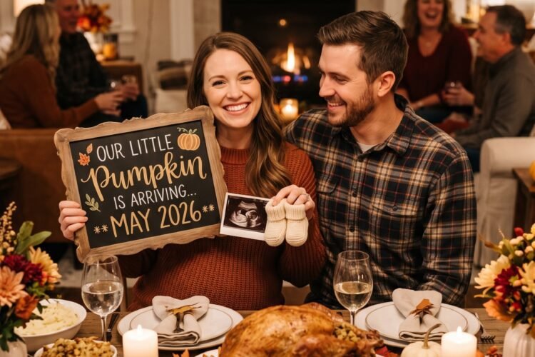 Thanksgiving Pregnancy Announcement ideas