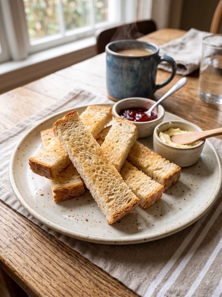 Lightly Toasted Bread