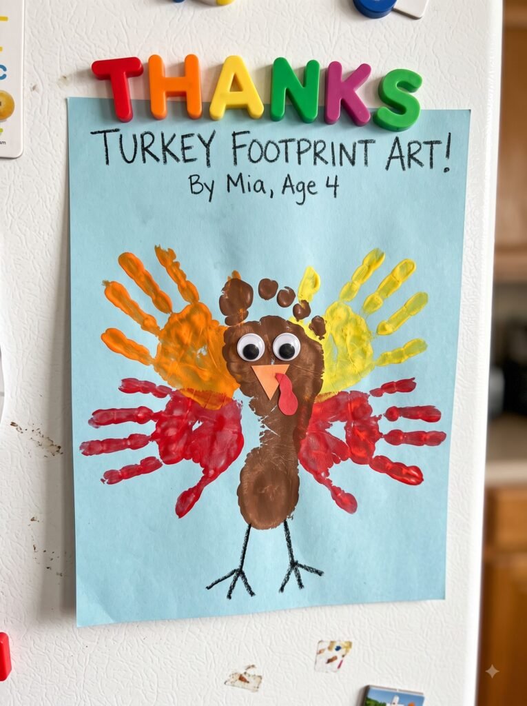 Turkey Footprint Art