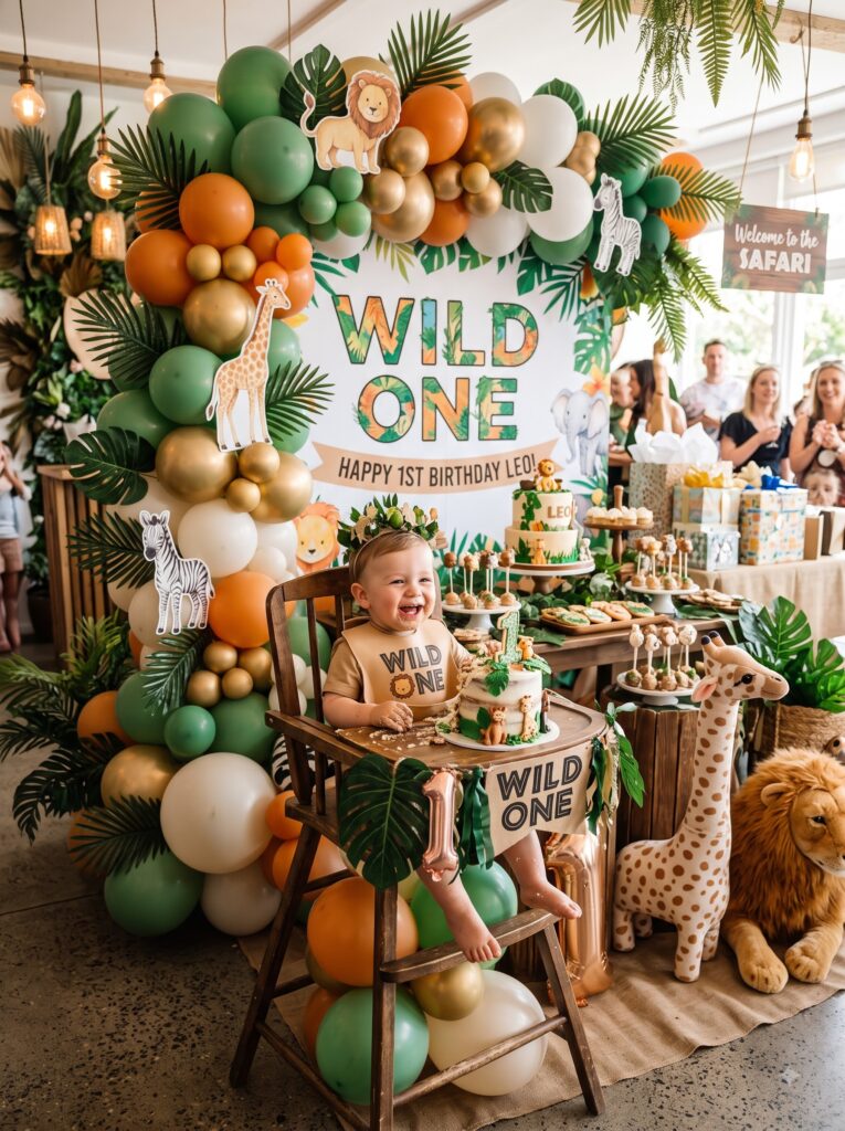 "Wild One" Safari Theme